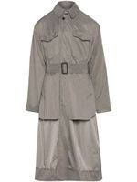 Maison Margiela trench The Décortiqué à design reversible - Gris