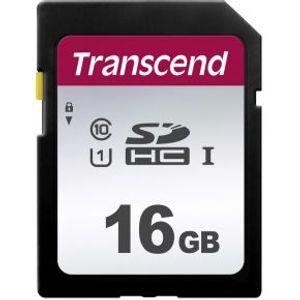 Transcend 16GB, UHS-I, SD flashgeheugen SDHC NAND Klasse 10