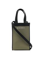 Marni sac à bandoulière colour block en maille - Vert