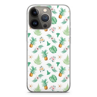 Ananas bladeren: iPhone 13 Pro Transparant Hoesje