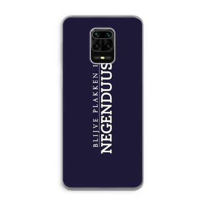 Blijve plakken in Negenduust: Xiaomi Redmi Note 9 Pro Transparant Hoesje