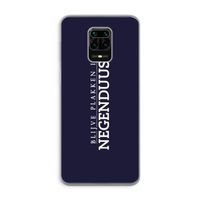 Blijve plakken in Negenduust: Xiaomi Redmi Note 9 Pro Transparant Hoesje
