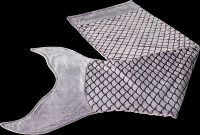 LIVARNO Zeemeermin deken 60 x 180 cm (Lila)