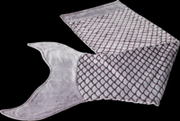 LIVARNO Zeemeermin deken 60 x 180 cm (Lila)