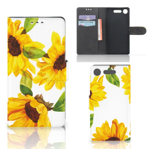 Hoesje voor Sony Xperia XZ1 Zonnebloemen