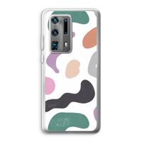 Memphis Shapes: Huawei P40 Pro Plus Transparant Hoesje