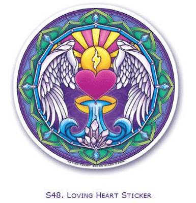 Raamsticker liefdevol hart