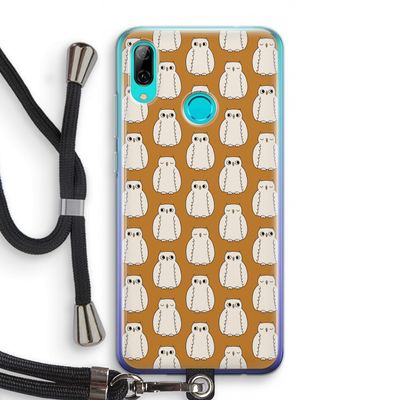 Uilen: Huawei P Smart (2019) Transparant Hoesje met koord
