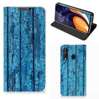 Samsung Galaxy A60 Book | Wallet Case | Wood Blue