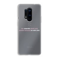 uw waarde daalt niet: OnePlus 8 Pro Transparant Hoesje
