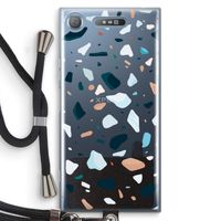 Terrazzo N°13: Sony Xperia XZ1 Transparant Hoesje met koord