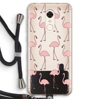 Anything Flamingoes: Xiaomi Redmi 5 Transparant Hoesje met koord