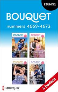 Bouquet e-bundel nummers 4669 - 4672 - Caitlin Crews, Lynne Graham, Emmy Grayson, Millie Adams - ebook