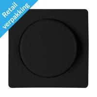 Kopp Paris mat zwart afdekplaat + knop dimmer - 4625230