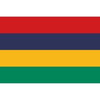 Landen thema vlag Mauritius 90 x 150 cm feestversiering