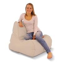 Zitzak 'Lounge' Taupe - Bruin - Weerbestendig - Puffi
