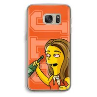 Jamie Lee Simpson: Samsung Galaxy S7 Transparant Hoesje