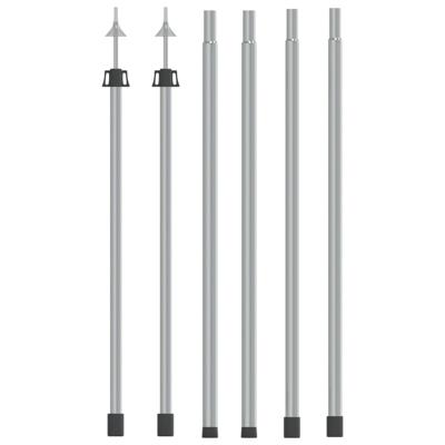 VidaXL Luifelstokken 2 st telescopisch 102-260 cm aluminium
