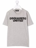 DSQUARED2 KIDS t-shirt à logo imprimé - Gris