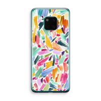 Watercolor Brushstrokes: Huawei Mate 20 Pro Transparant Hoesje
