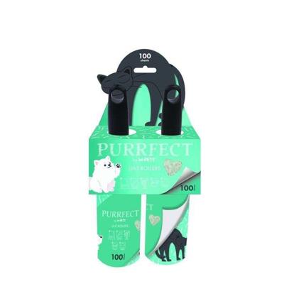 Pluisrollers - M PETS - PURRFECT - 60 vellen - 23,7 x 5,75 cm - Groen