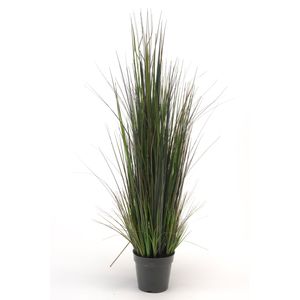 Kunstplant groen gras sprieten 90 cm.