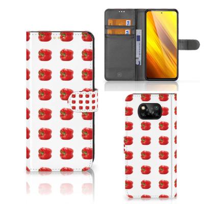 Xiaomi Poco X3 | Poco X3 Pro | Book Cover | Paprika Red