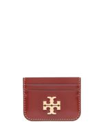 Tory Burch porte-cartes en cuir de veau - Rouge - thumbnail