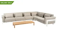 Paloma loungeset groot met Finn koffietafel 150 X 65 X 25 cm