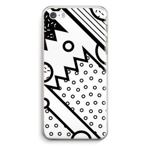 Pop Art #4: iPhone 5 / 5S / SE Transparant Hoesje