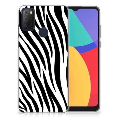 Alcatel 1S (2021) | TPU Hoesje | Zebra