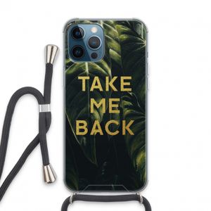 Take me back: iPhone 13 Pro Max Transparant Hoesje met koord
