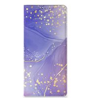 Bookcase voor OPPO X6 Pro Watercolor Paars