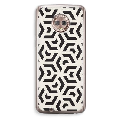 Crazy pattern: Motorola Moto G6 Transparant Hoesje