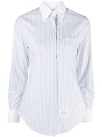 Thom Browne chemise en coton à rayures - Blanc - thumbnail