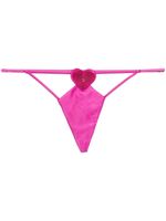 Fleur Du Mal string Novelty à patch cœur - Rose