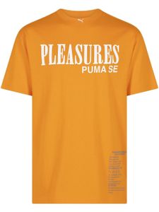 PUMA x Pleasures Typo t-shirt en coton - Orange