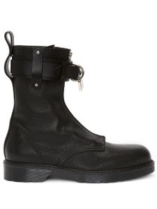 JW Anderson bottines à détail de cadenas - Noir