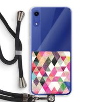 Gekleurde driehoekjes: Honor Play 8A Transparant Hoesje met koord