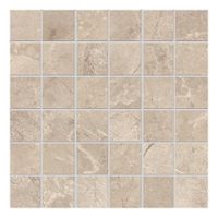 Edimax Astor Velvet Wandtegel | 5x5 cm | Gerectificeerd | Marmerlook | Mat Beige