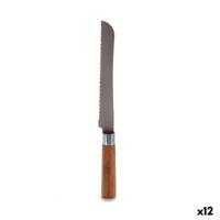 Gekarteld mes Kinvara KT116042B KT116042B Bamboe Roestvrij staal 2,8 x 2,5 x 32 cm 32 x 2,5 x 3 cm (12 Stuks)