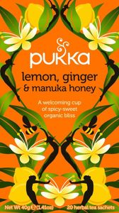 Lemon ginger manuka honey bio