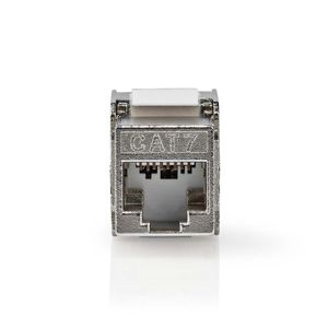 Nedis Keystone | CAT7 | RJ45 Female | S/FTP | Metaal | Doos - CCGB89740ME