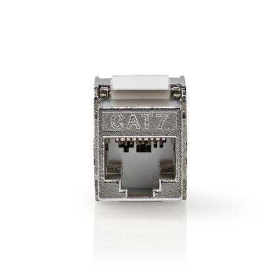 Nedis Keystone | CAT7 | RJ45 Female | S/FTP | Metaal | Doos - CCGB89740ME