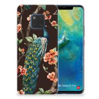 Huawei Mate 20 Pro | TPU Hoesje | Pauw met Bloemen