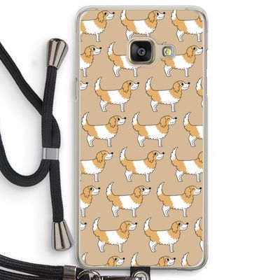 Doggy: Samsung Galaxy A3 (2016) Transparant Hoesje met koord