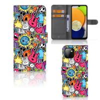 Samsung Galaxy A03 | Wallet Case | met Pasjes | Punk Rock
