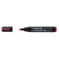 Permanent marker artline 190 eco schuin 2-5mm rood