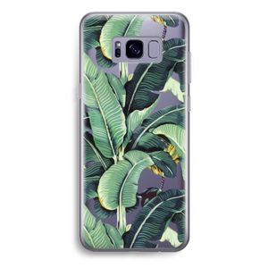 Bananenbladeren: Samsung Galaxy S8 Plus Transparant Hoesje