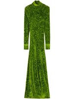 Jil Sander robe fleurie à effet usé - Vert - thumbnail